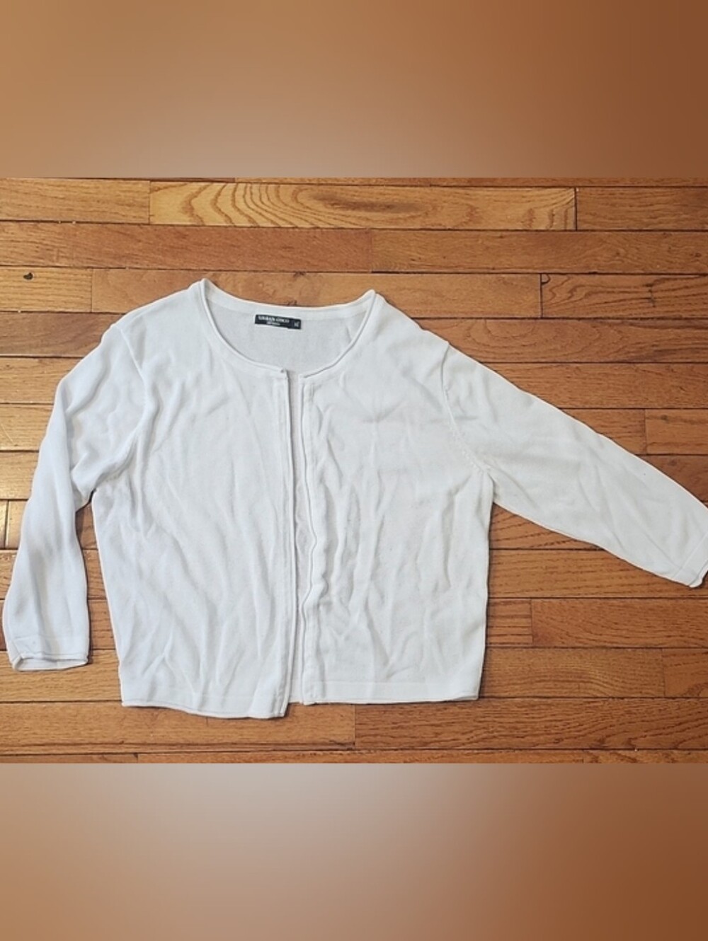Women's Urban Coco Lightweight 3/4 Sleeve Open front Shrug- XL